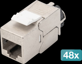 DN-93617-48 Cat.6a Keystone module, shielded, 48 pieces