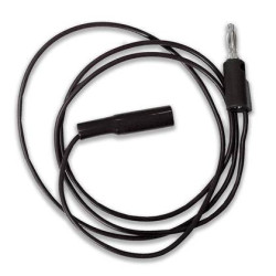 Mueller Electric BU-2031-A-36-0 Przewód pomiarowy złącze męskie bananowe 4 mm Mini klips krokodylkowy 0.9 m czarny 1 szt