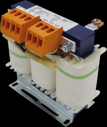 DT-E100 400-12 Three Phase Transformer, 100VA, 400/12V
