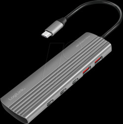 UA0415 USB 3.1 hub, 10 ports, 2 x A, 8 x C, PD 100 W