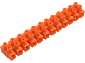 Listwa 12-torowa 10mm2 400V pomarańczowa