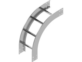 Łuk pionowy zew.drabiny LPDZC200H120 N grubość blachy 2,0mm 484720 BAKS