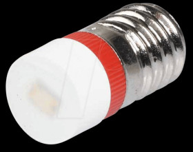 MWCE22029 Reflector LED, E10, red, 12 V, 140 mcd, Ø9.7 mm, 160°