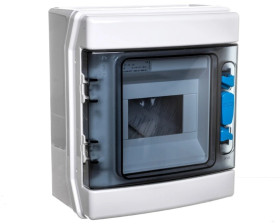 Rozdzielnica modułowa 1x6 natynkowa odporność UV IP65 IKA-1/6-ST-UV 174188