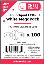Chibitronics Launchpad leds white megapack