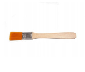 11mm Wooden ESD Flat Brush with Soft Bristles