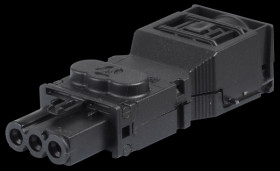 91.931.4053.1 Connector - screw connection, socket, black