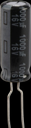 EEUFR1C102LB Electrolytic capacitor, radial, 1000 µF, 16 V, 105°C, low ESR