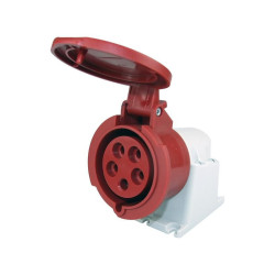 Gniazdo siłowe n/t 32A 5P 400V IP44 23397 FAMATEL