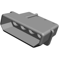 TE Connectivity 1-480426-0 MATE-N-LOK Socket Housing 4 Pins