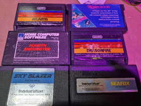 Game Bundle - 6x - Atlantis / Dragonfire / 4th Encounter / Robn Hood / Sky Blazer