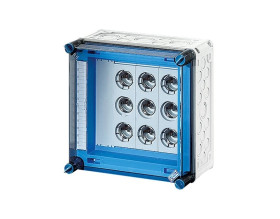 Skrzynka Mi z podst. bezpiecz., IP 65, wlk.2 - 300x300x170, 3x63A, E33, szyny zb.630A Mi 3265 2000714