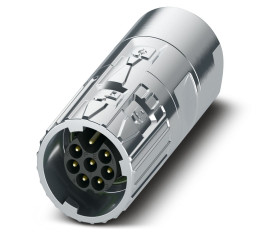 Złącze wielostykowe przemysłowe 8-pinowe M17 Montaż na kablu Wtyczka Phoenix Contact