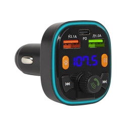 Transmiter FM Bluetooth 5.0 BLOW LED RGB 2x USB QC3.0 PD 20W / 74-170