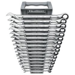Zestaw narzędzi nastawnych Zestaw kluczy zapadkowych GearWrench 8 → 24 mm 16 szt.
