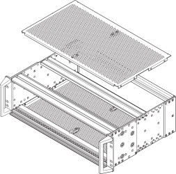 Panel stelażowy Płyta pokrywy do szafy RACK nVent SCHROFF 235mm