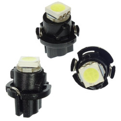 Dioda LED T5 1SMD5050 Biała żarówka 12V R5 B8.5D