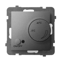 ARIA Regulator temperatury z czujnikiem napowietrznym szary mat RTP-1UN/m/70