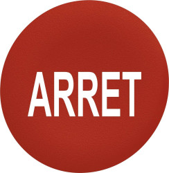 Schneider Electric ZBAF433 ZBAF433 Nakładka na przycisk Arrêt czerwony 10 szt.