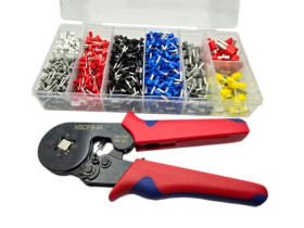 ZESTAW 1300SZT KOŃCÓWEK RURK + ZACISKARK