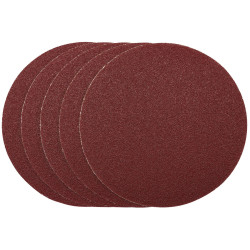 Draper 63023 Sanding Discs, 200mm, PSA, 40 Grit, (Pack of 5)