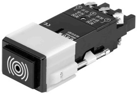 Brzęczyk 10→ 75 V. Montaż panelowy EAO 1-tonowy