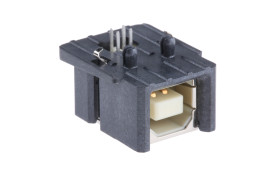 Złącze USB B Przewlekany Żeński 2.0 ,1-portowe