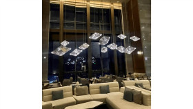 Lampa Dekoracyjna Wisząca Z Serii Konstelacja Do Salonu 7Xg9 Lp-055/1P Bk...