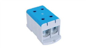 Blok Rozdzielczy - Odgałęźny 2 - Polowy 35-240Mm2 Niebieski Montaż Płaski...