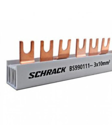 Amparo - oszynowanie 3 torowe 10mm2, L1/L2/L3, 12modułów