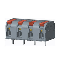 Klucz polaryzacyjny 3 -pinowe raster 10mm Montaż na płytce drukowanej Żeński Amphenol Industrial