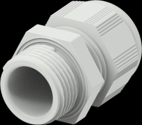 Cable gland, M20, Clamping range 5 to 9 mm, IP68, light gray, 1SNG601049R0000