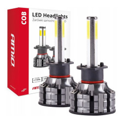 Żarówka LED H1 - zestaw oświetleniowy AMIO H1 COB 12/24V 38W 6500K