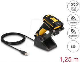 90586 Barcode scanner, 2D, Bluetooth/radio 433 MHz