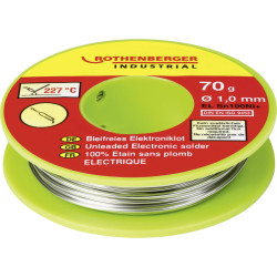 Rothenberger 1000002349 Lead-Free Solder 70g Electronics Use