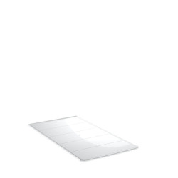 Pokrywa do organizerów Pokrywa pojemnika Przezroczysty Plastik for use with Dolne pudełko, Dimensions253 x 474 x 4mm