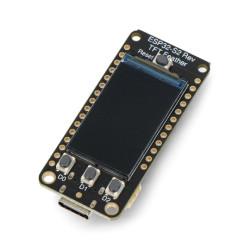 Feather ESP32-S2 Reverse - z wyświetlaczem TFT - moduł WiFi, GPIO, 4MB Flash, 2MB PSRAM - Adafruit Adafruit 5345