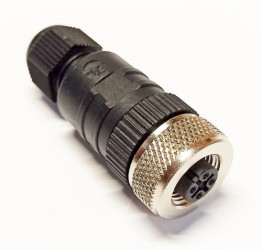 RKC5/7 gniazdo proste na przewód seria M12; 5 pin