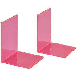 Maul 3513621 Bookends 130mm Neon pink 2 pcs Desk Tidies &amp; Storage