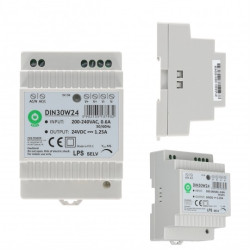 Zasilacz na szynę DIN 24V 1,25A 30W uniwersalny POS Power