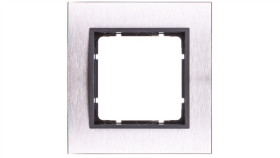 Berker B.7 Ramka Pojedyncza Stal Szlachetna/Antracyt 10113606