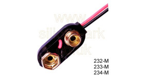 PP3 Battery clip (233-M) - Keystone