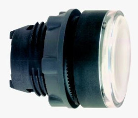 Główka przycisku biała kryta O 22, z sam. powr. -bez ozn. ZB5AA18