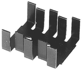 Fischer Elektronik FK214/SA-CB FK214/SA-CB Radiator 15 K/W (D x S x W) 30 x 25.4 x 12.7 mm TO-220, SOT-32