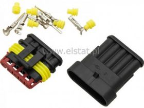 Gniazdo + Wtyk hermetyczne OH-5 Superseal