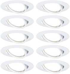 Oświetlenie wewnętrzne LED Paulmann 93400 Zestaw 10-elementowy