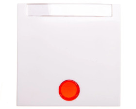 B.Kwadrat Klawisz z 5 soczewkami i polem opisowym biały połysk 5316288999