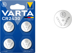 Lithium-button cell, CR2430, 3 V, 290 mAh, 06430101404