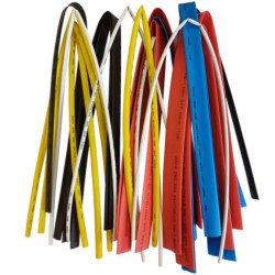 Zestaw rurek termokurczliwych, 3/5/8/10/15-50cm, różne kolory 08325 /20szt./