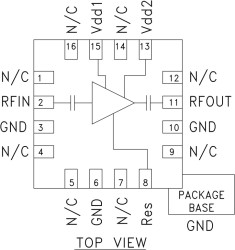 Low Noise Amplifier SMT, 1.7 - 2.2 GHz